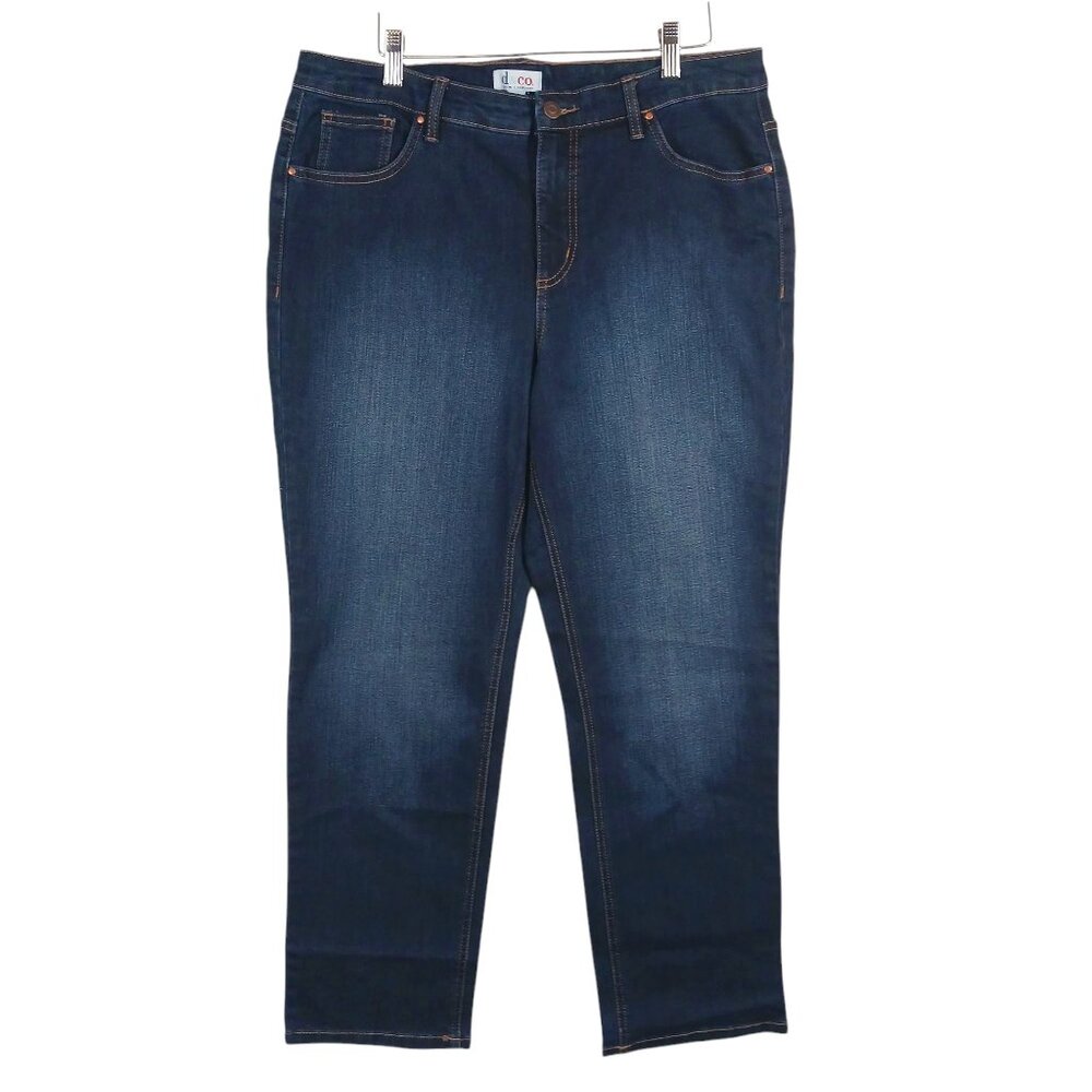 Denim & Company 14P, Denim Jeans, Straight Leg - Picture 1 of 16